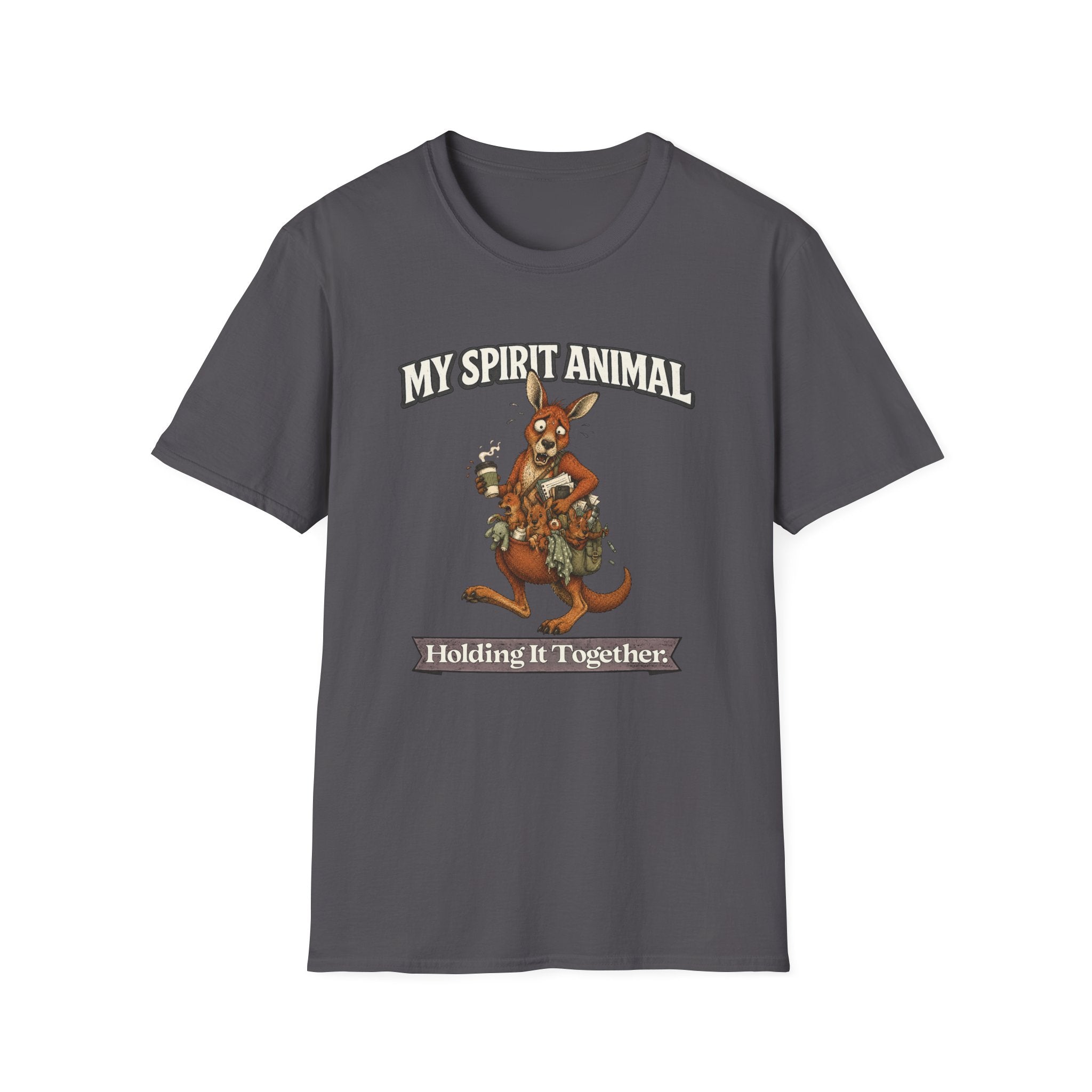 "My Spirit Animal: Kangaroo (Holding It Together)" T-Shirt