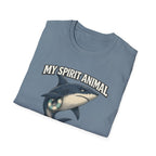"My Spirit Animal: Shark (Not Here To Chat)" T-Shirt