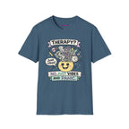 "Therapy? No. Just Vibes and Panic" T-Shirt