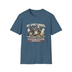 "My Spirit Animal: Raccoon (Making Questionable Decisions)" T-Shirt