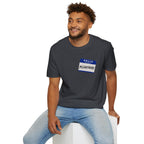 "Hello My Name Is Misanthrope" Name Tag T-Shirt — Funny Introvert Graphic Tee