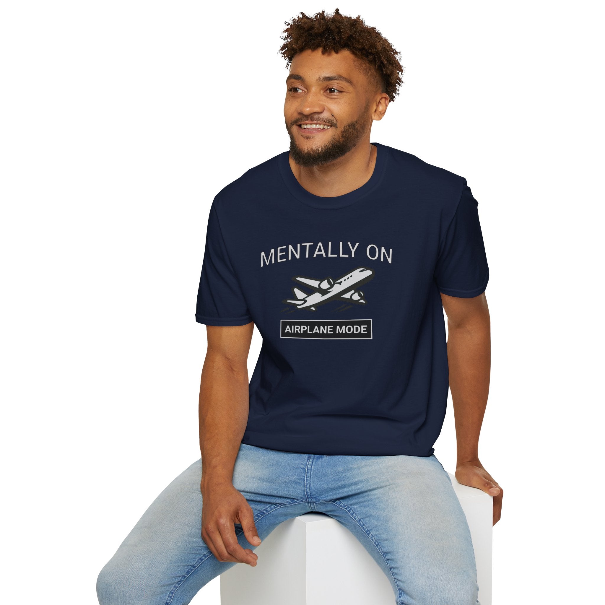 "Mentally on Airplane Mode" T-Shirt