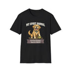 "My Spirit Animal: Dog (I'm So Happy You're Here)" T-Shirt