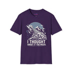 "I Thought About It Too Much" Question Mark Avalanche T-Shirt — Mountains Graphic Tee