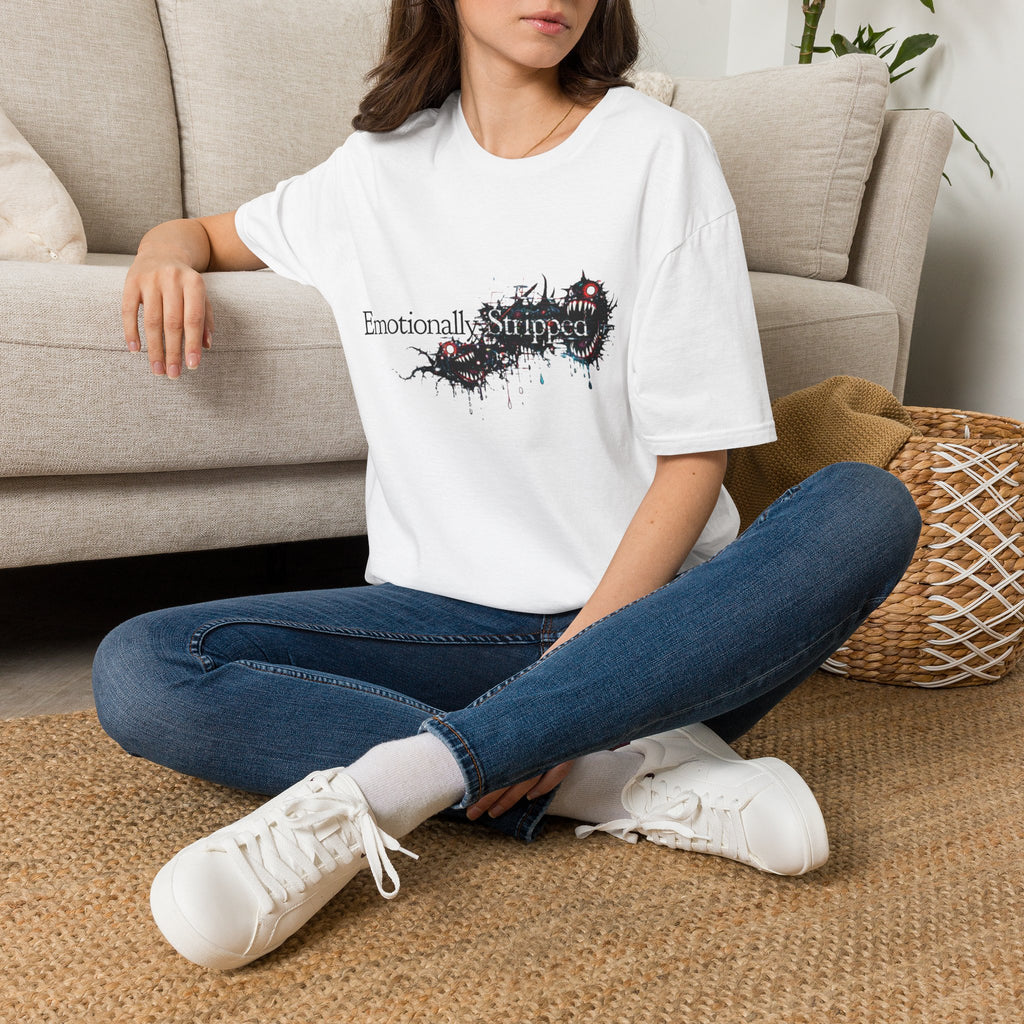 "Emotionally Stripped" Grunge Graphic T-Shirt