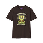"Built Different, Mostly Wrong" Patchwork Teddy T-Shirt
