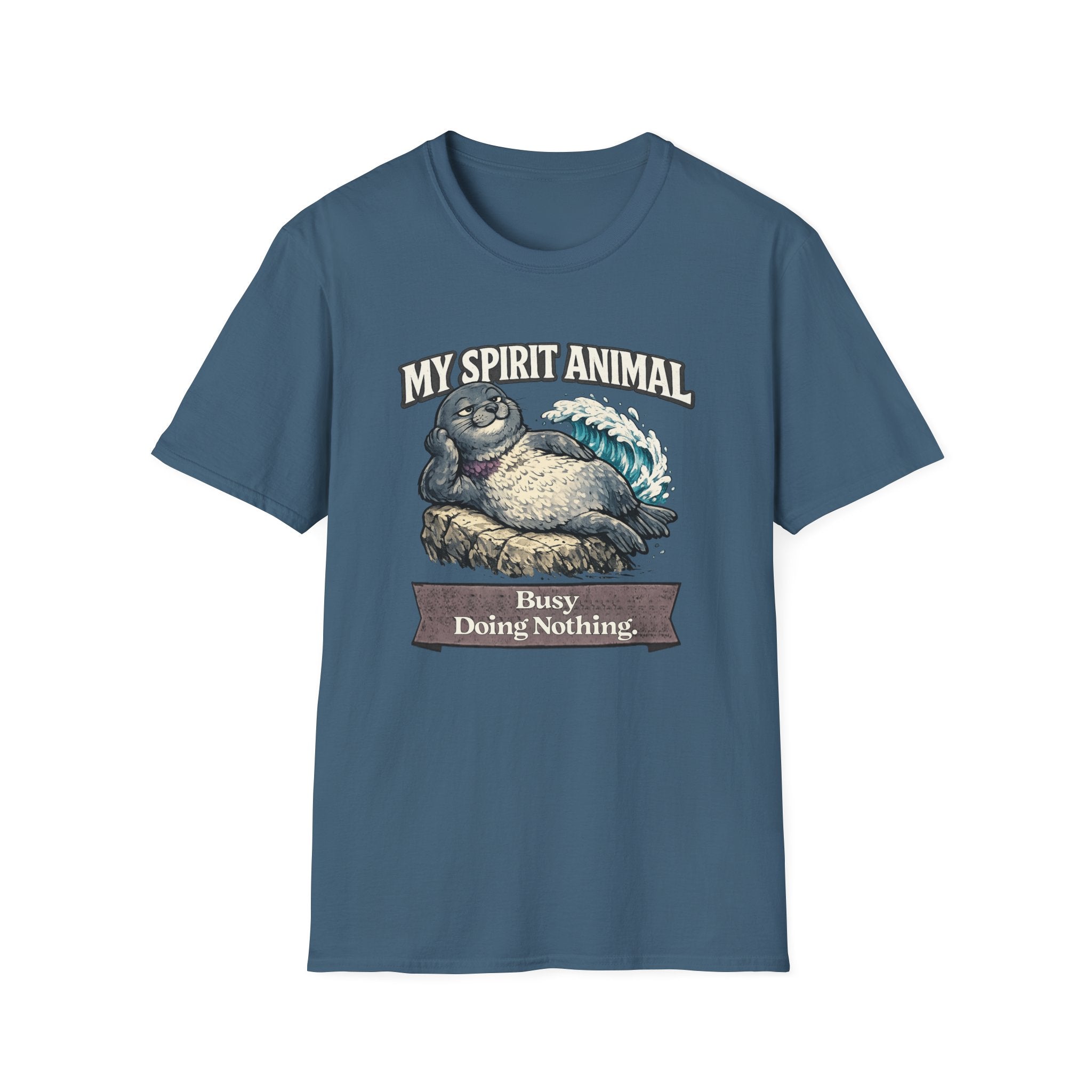 "My Spirit Animal: Seal (Busy Doing Nothing)" T-Shirt