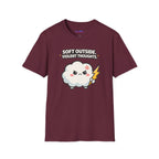 "Soft Outside. Violent Thoughts" Angry Cloud T-Shirt
