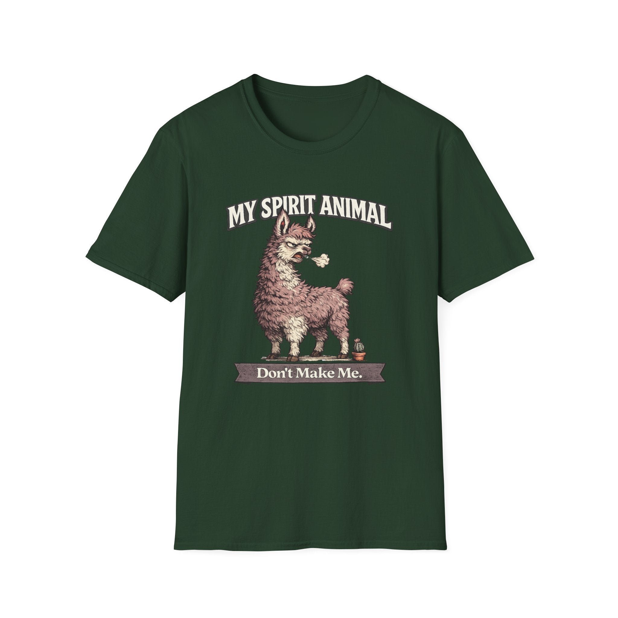"My Spirit Animal: Llama (Don't Make Me)" T-Shirt