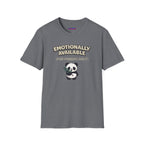 "Emotionally Available (For Pandas Only)" Cute Panda T-Shirt