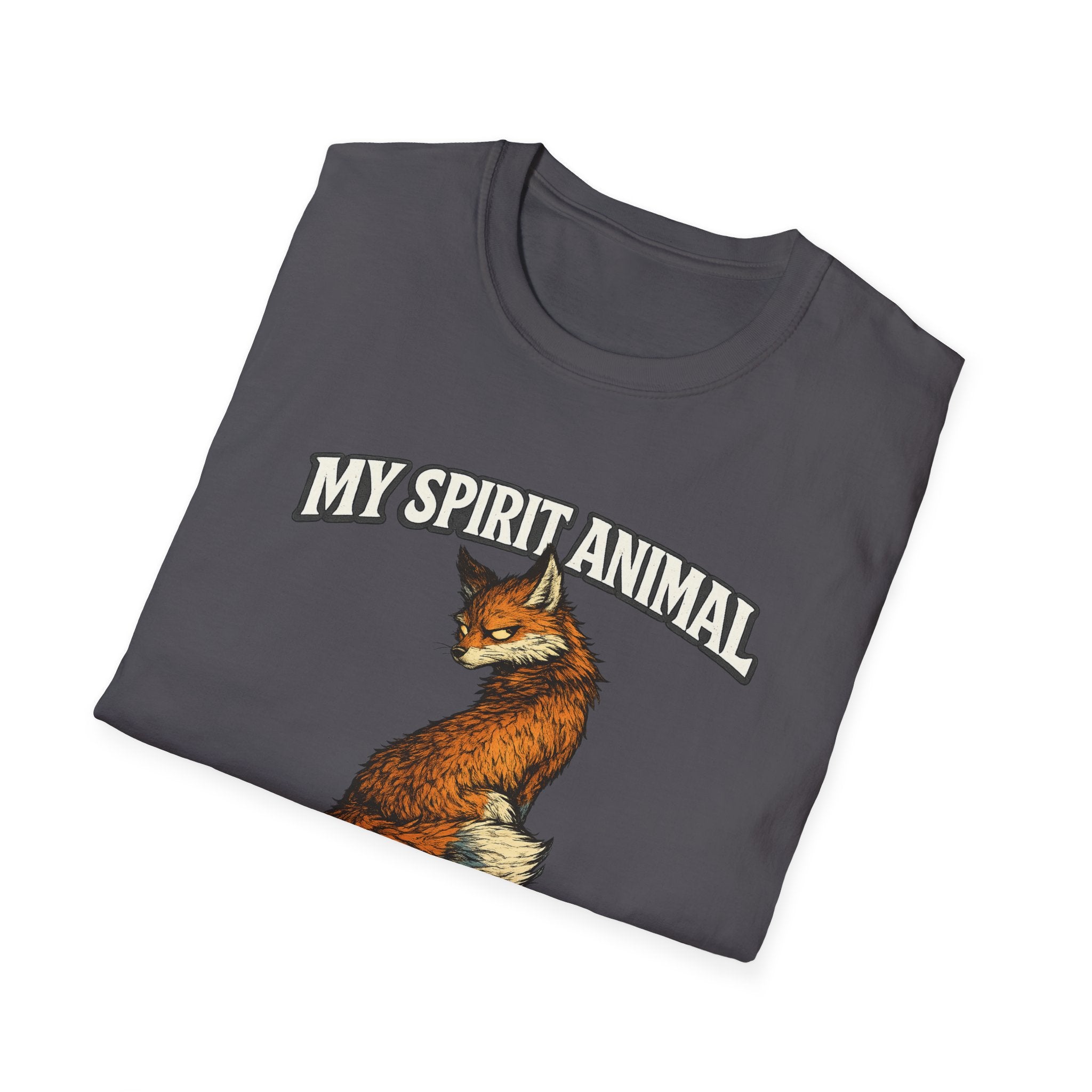 "My Spirit Animal: Fox (Explain The Feather)" T-Shirt