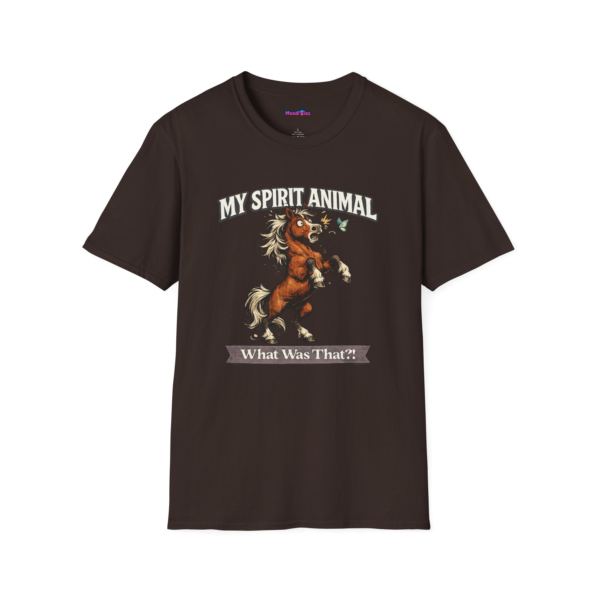 "My Spirit Animal: Horse (What Was That?!)" T-Shirt