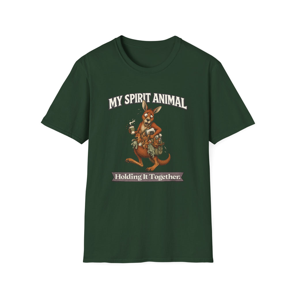 "My Spirit Animal: Kangaroo (Holding It Together)" T-Shirt