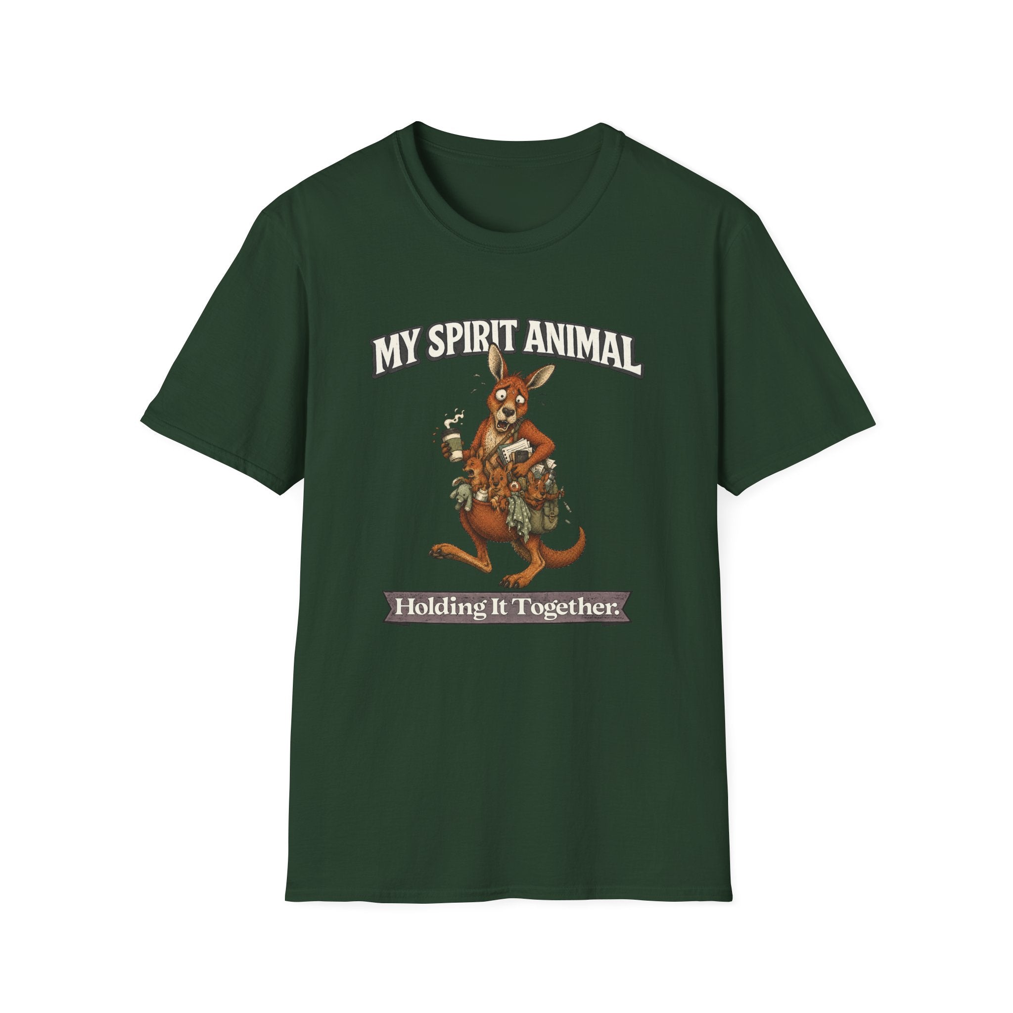 "My Spirit Animal: Kangaroo (Holding It Together)" T-Shirt