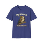 "My Spirit Animal: Owl (Too Tired To Care)" T-Shirt