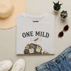 "One Mild Inconvenience Away" Feather That Broke the Camel's Back T-Shirt