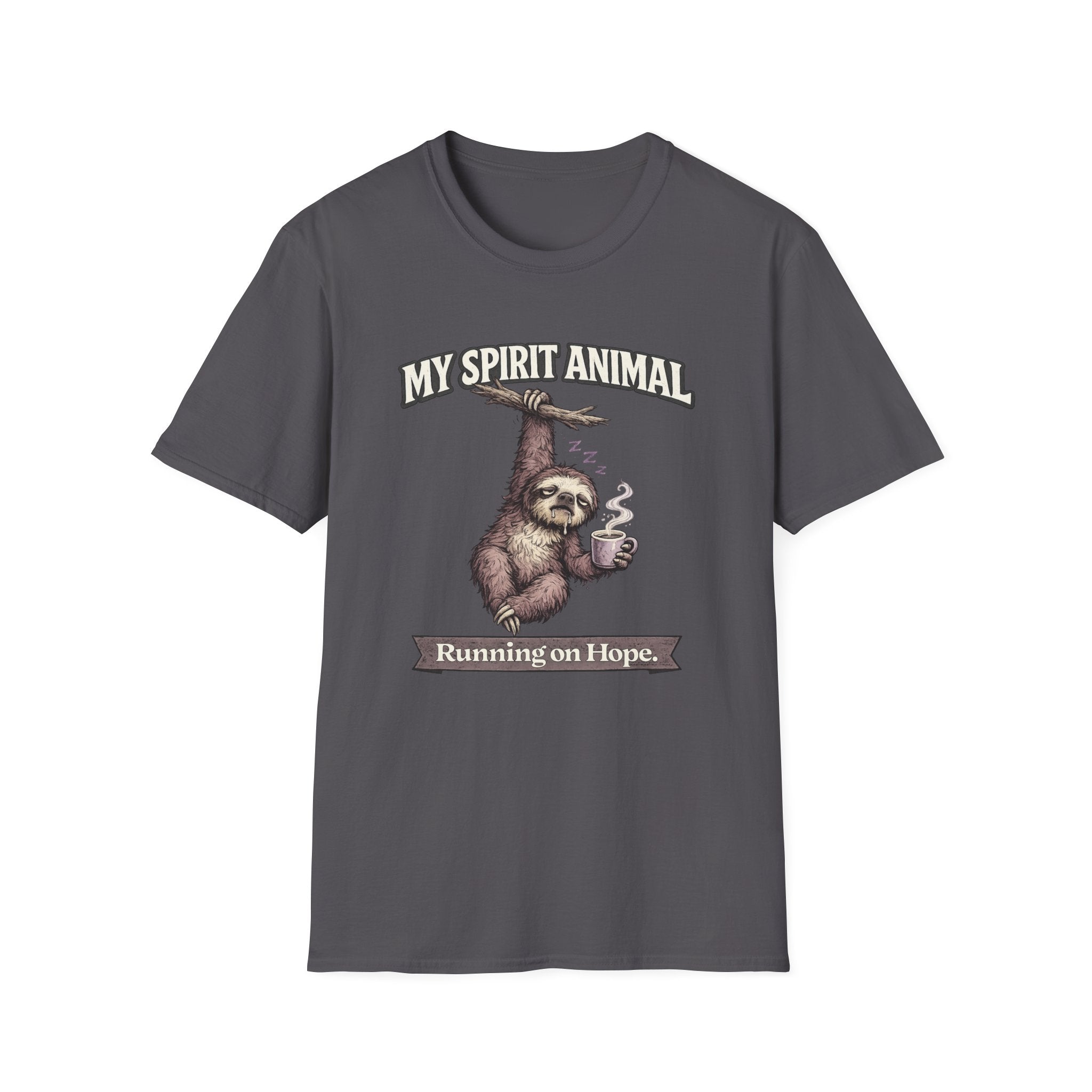 "My Spirit Animal: Sloth (Running on Hope)" T-Shirt