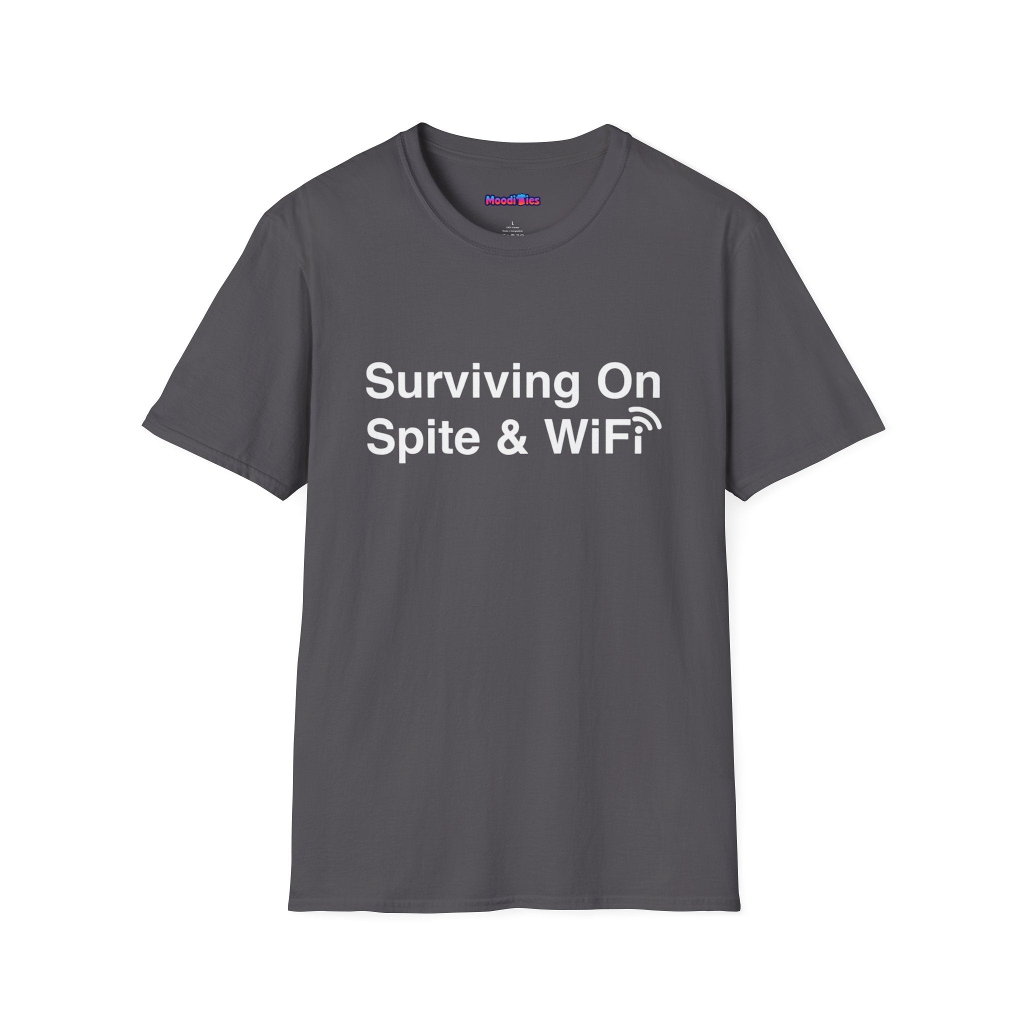 "Surviving On Spite & WiFi" T-Shirt