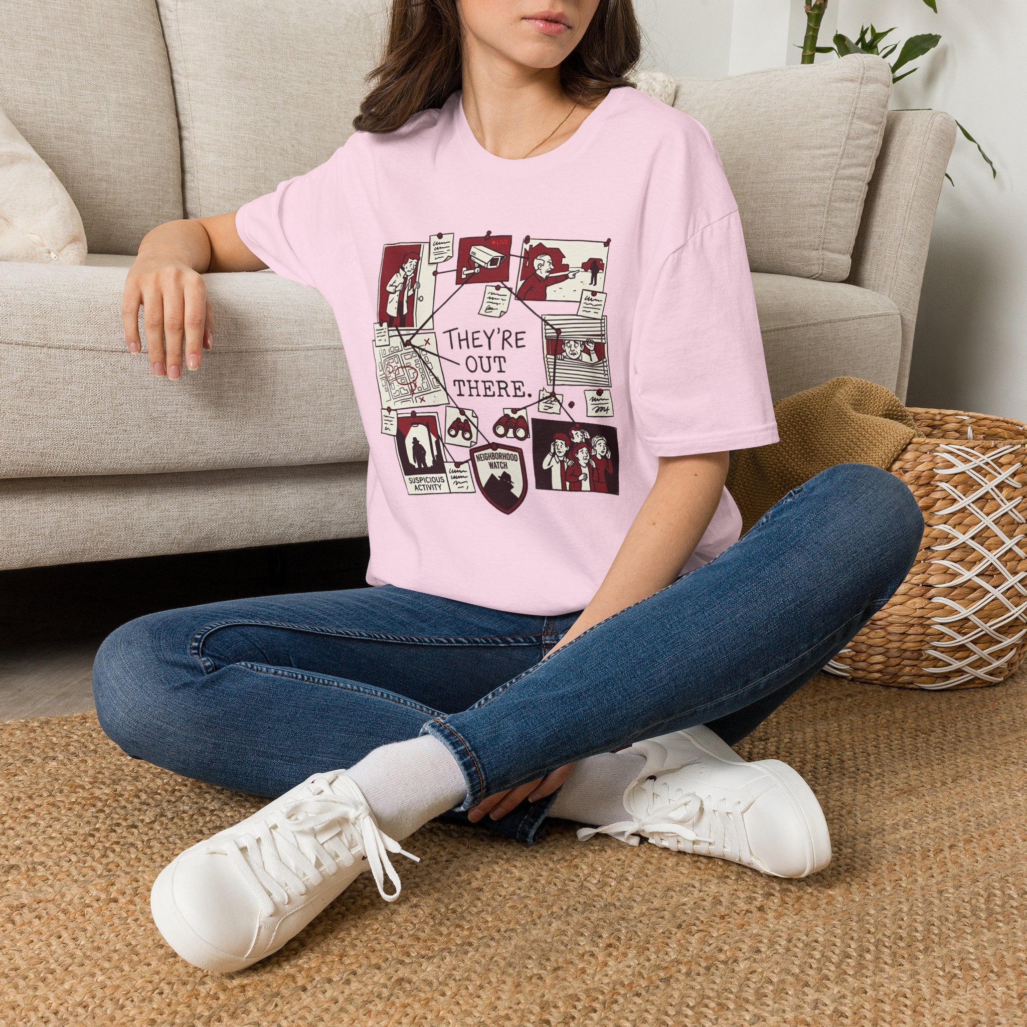 "They're Out There" Neighborhood Watch T-Shirt