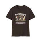 "My Spirit Animal: Raccoon (Making Questionable Decisions)" T-Shirt