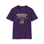 "Emotionally Available (For Capybaras Only)” Capybara T-Shirt