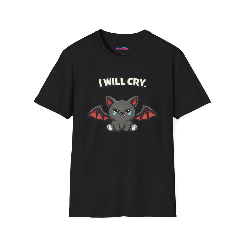 "I Will Cry" Kawaii Baby Bat T-Shirt