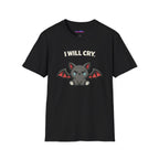 "I Will Cry" Kawaii Baby Bat T-Shirt