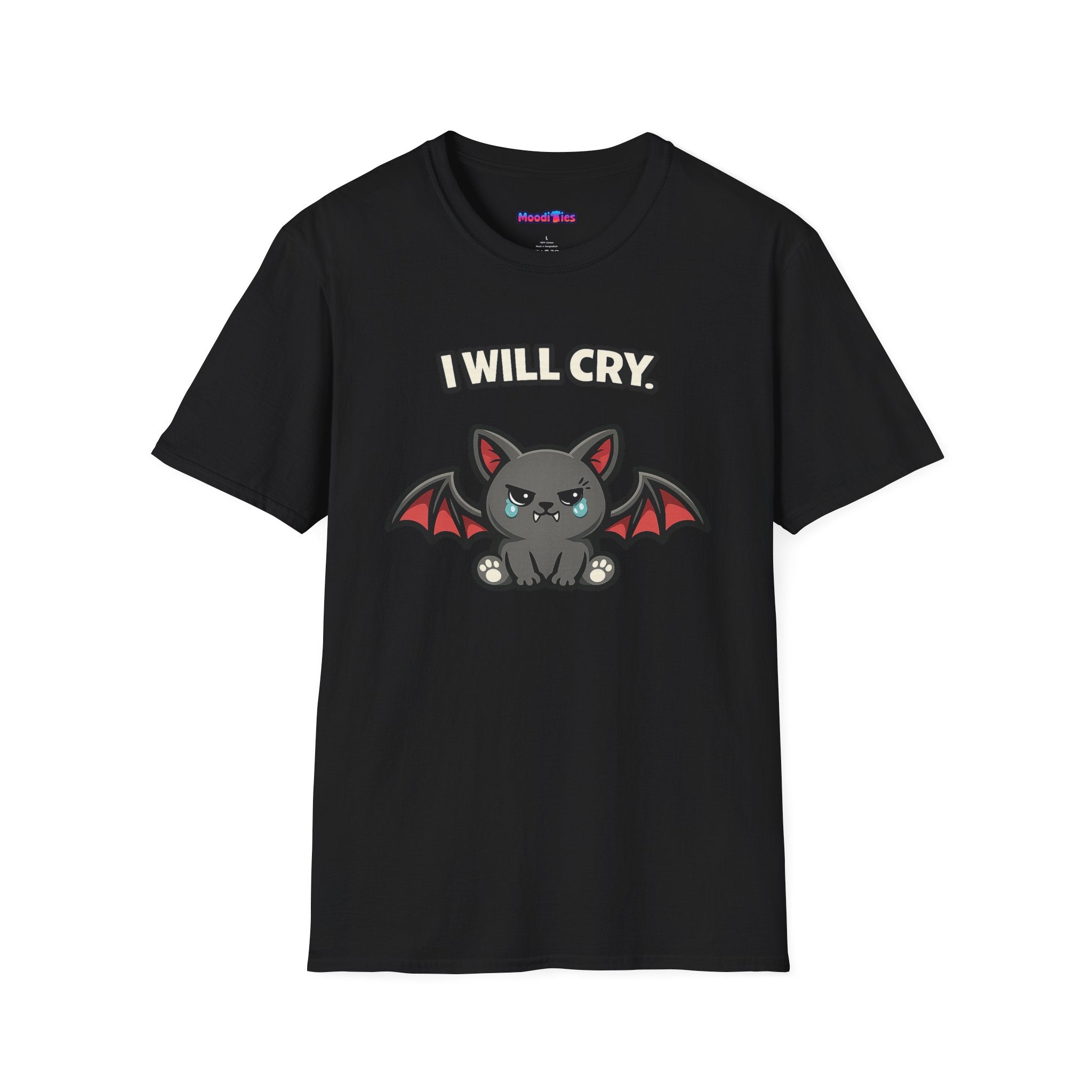 "I Will Cry" Kawaii Baby Bat T-Shirt