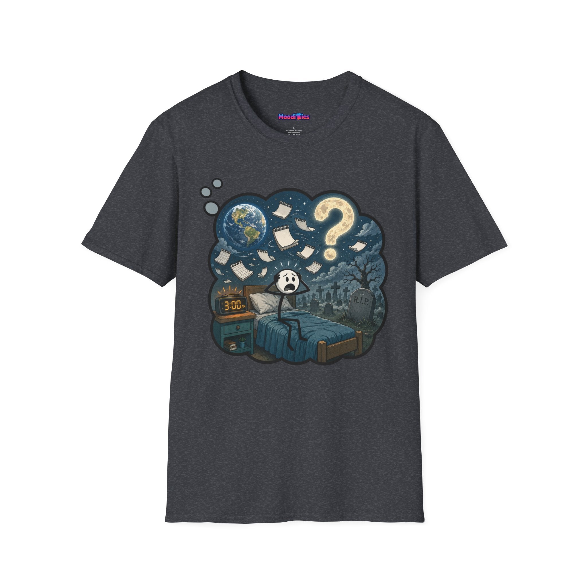 3 A.M. Anxiety Thought Bubble T-Shirt