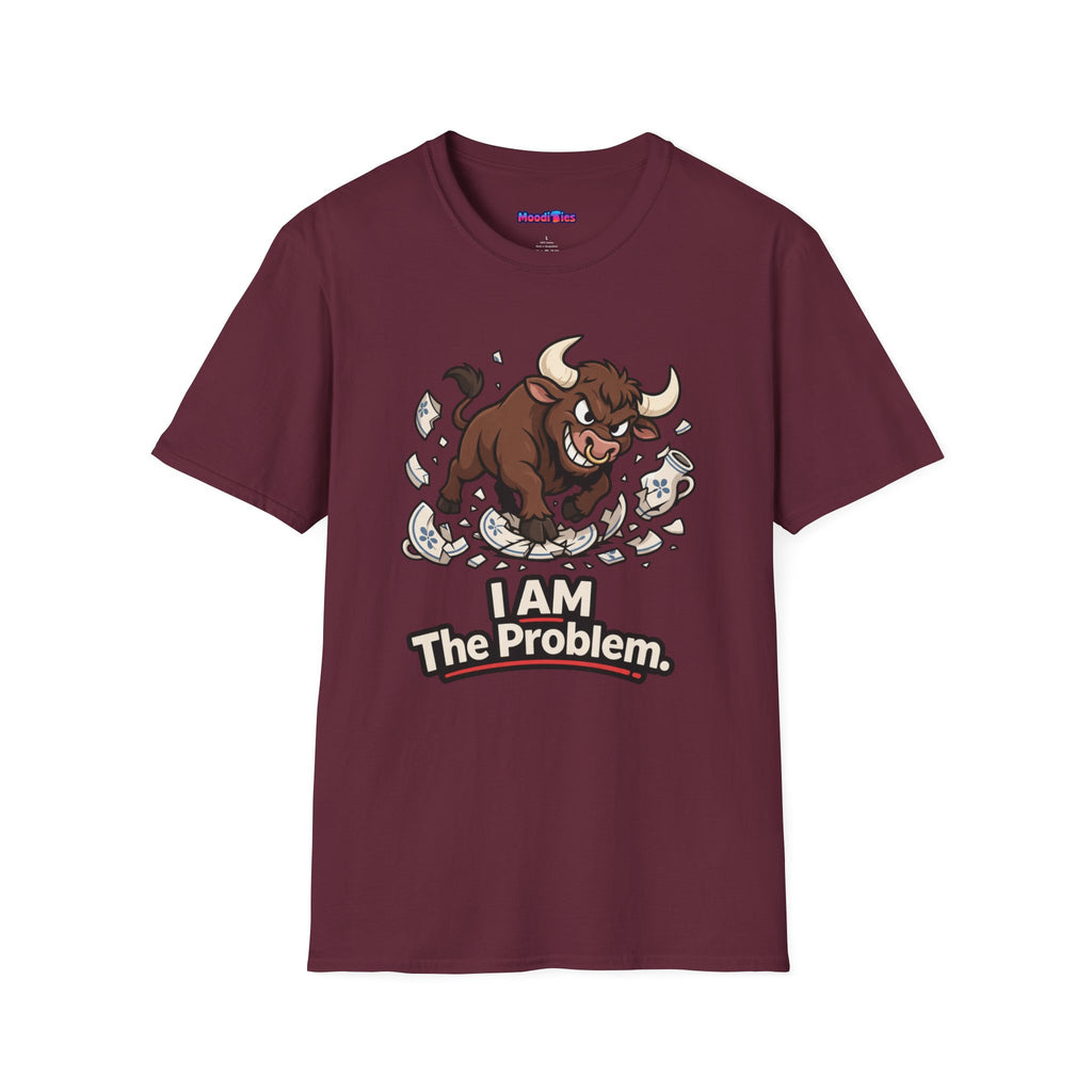 "I AM The Problem" Bull in China Shop T-Shirt