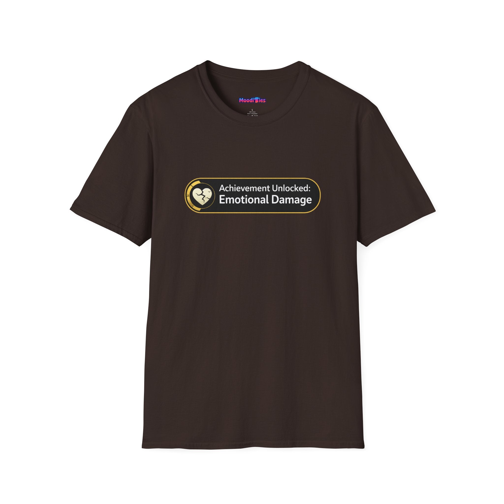 "Achievement Unlocked: Emotional Damage” Funny Graphic T-Shirt