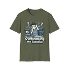 "Overthinking the Tutorial" Gamer Graphic T‑Shirt