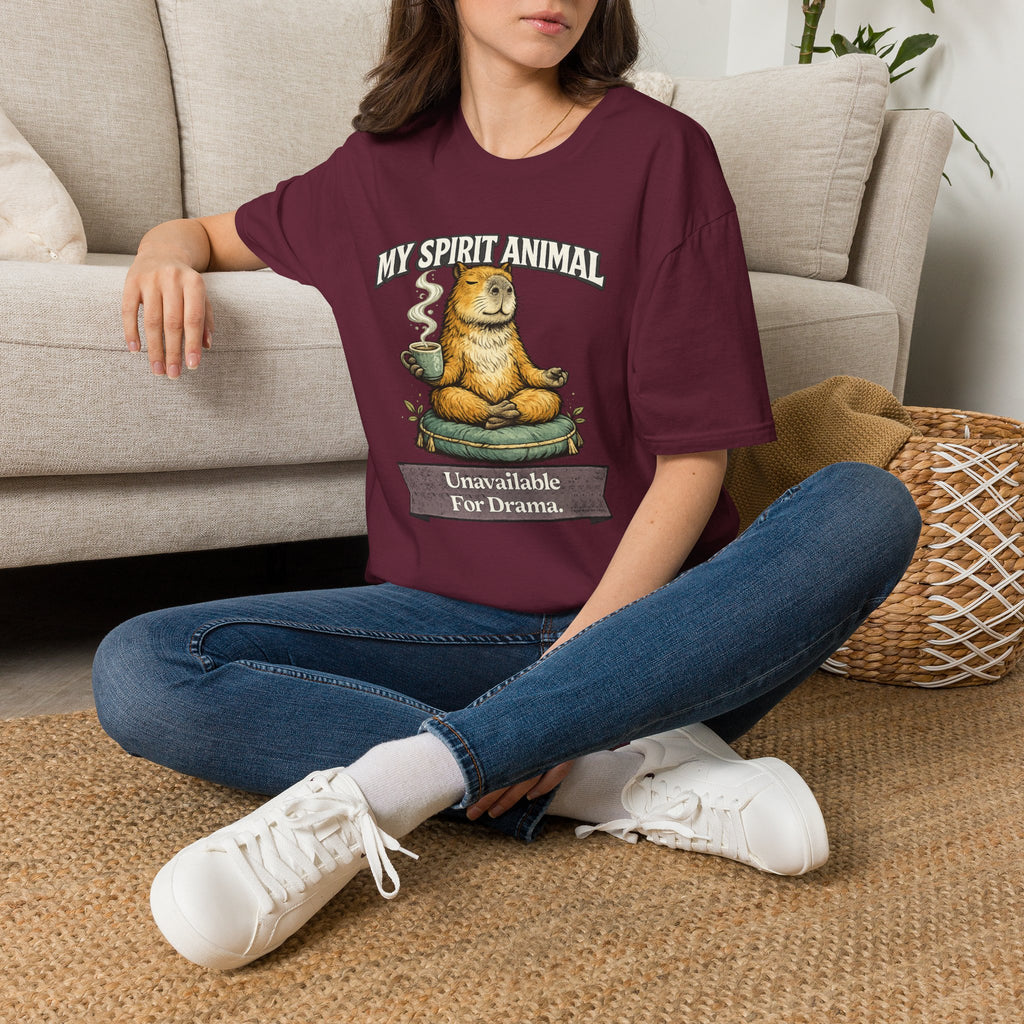 "My Spirit Animal: Capybara (Unavailable For Drama)" T-Shirt
