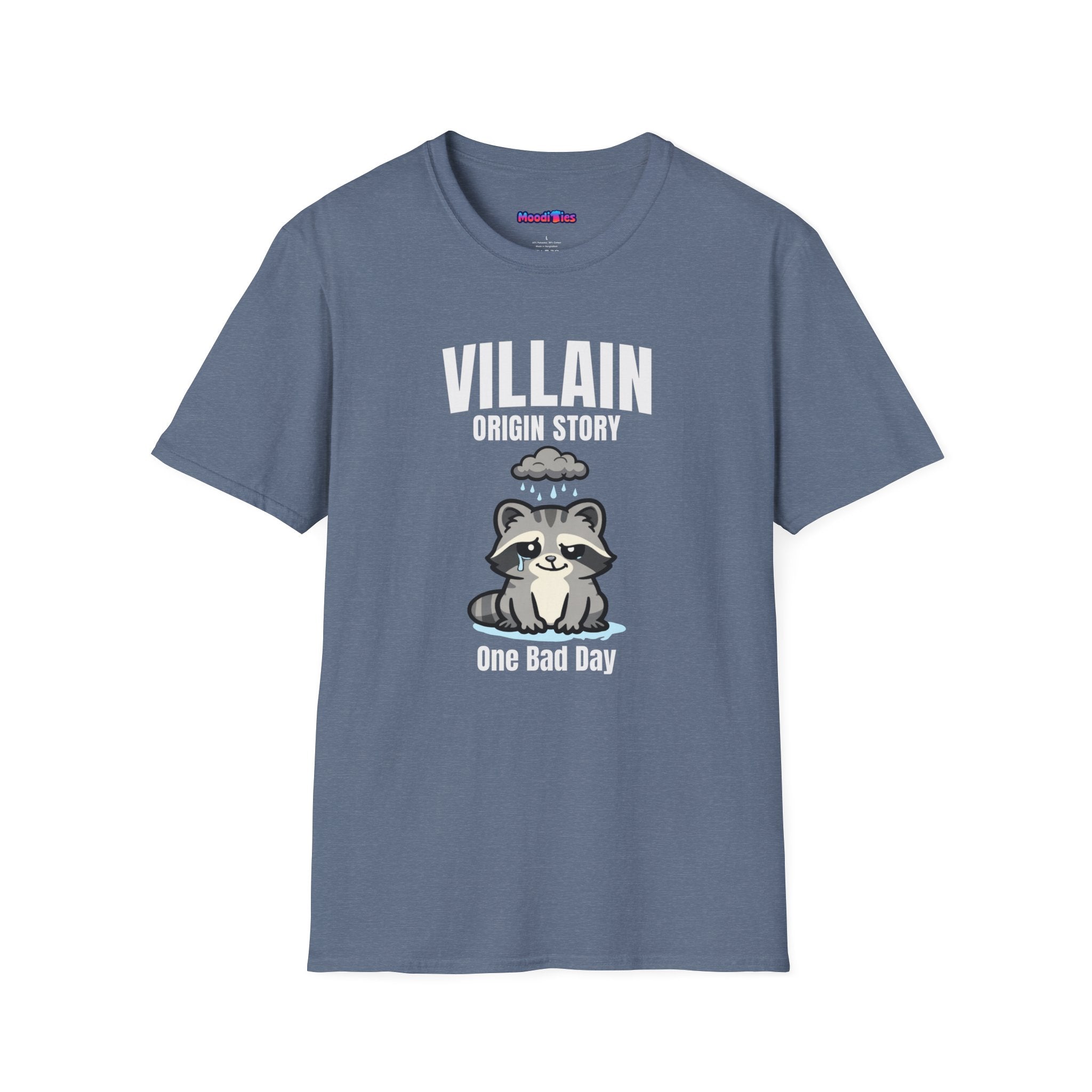 "Villain Origin Story: One Bad Day" Raccoon T-Shirt