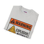 "Warning: Explosive Materials" Warning Sign T-Shirt