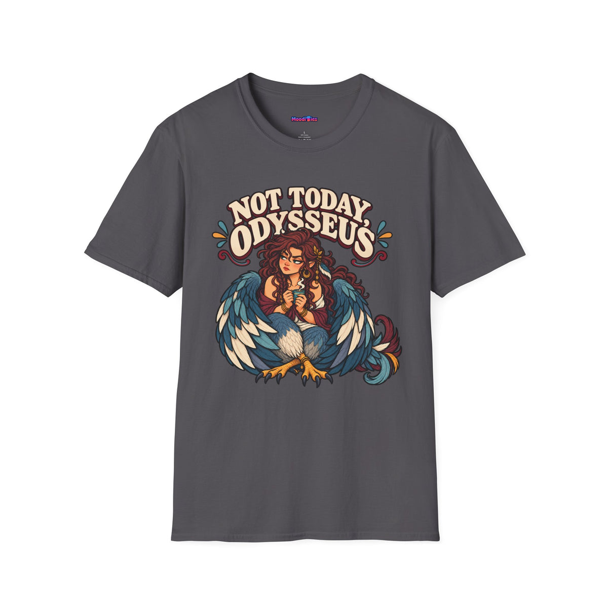 "Not Today, Odysseus" Siren with Coffee T-Shirt