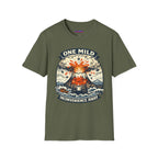 "One Mild Inconvenience Away" Exploding Volcano T-Shirt