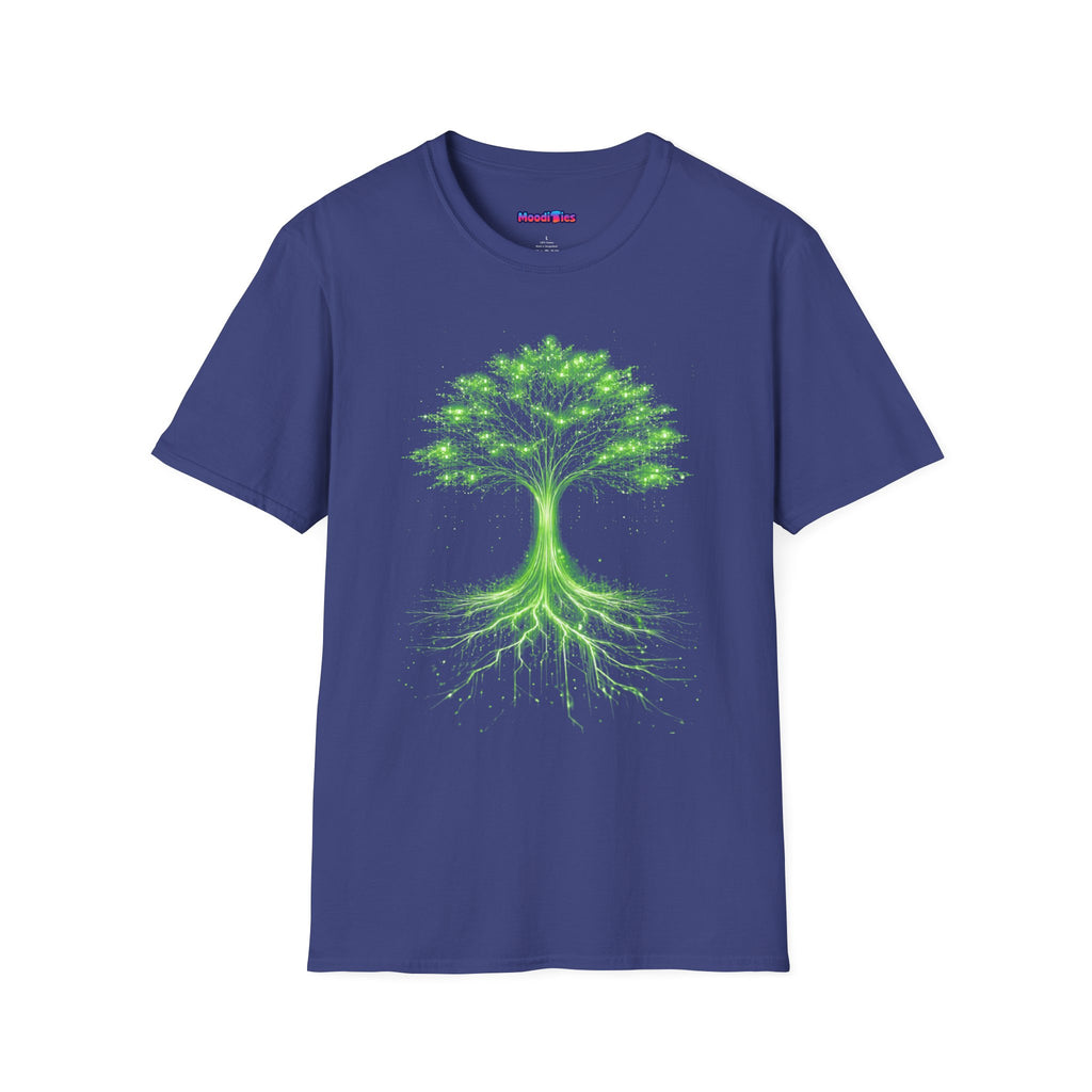 Digital Tree of Life (Green) Graphic T-Shirt
