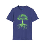 Digital Tree of Life (Green) Graphic T-Shirt
