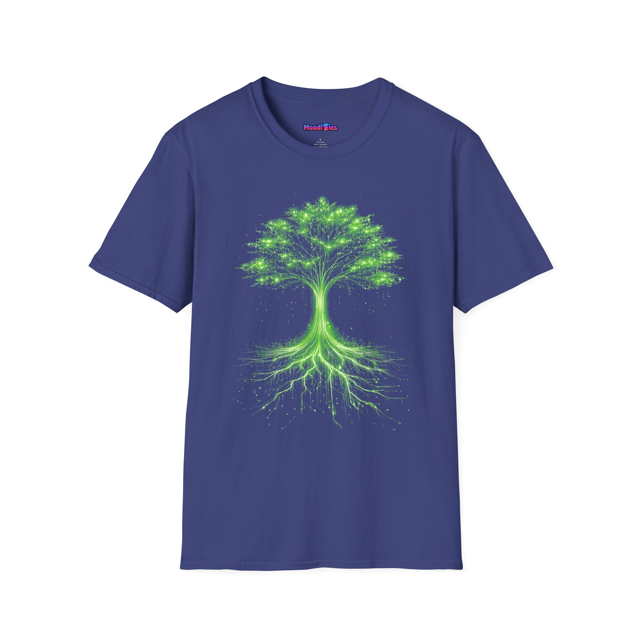 Digital Tree of Life (Green) Graphic T-Shirt