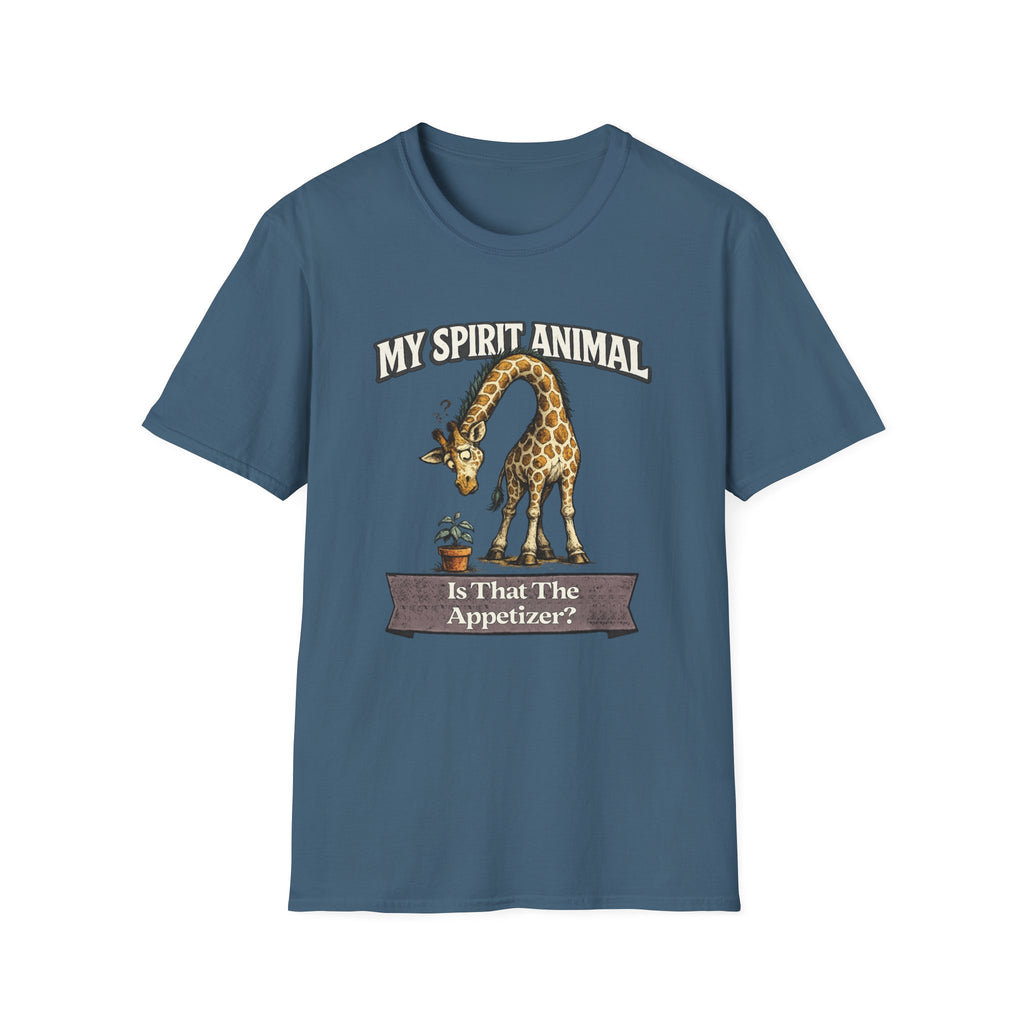 "My Spirit Animal: Giraffe (Is That The Appetizer)" T-Shirt