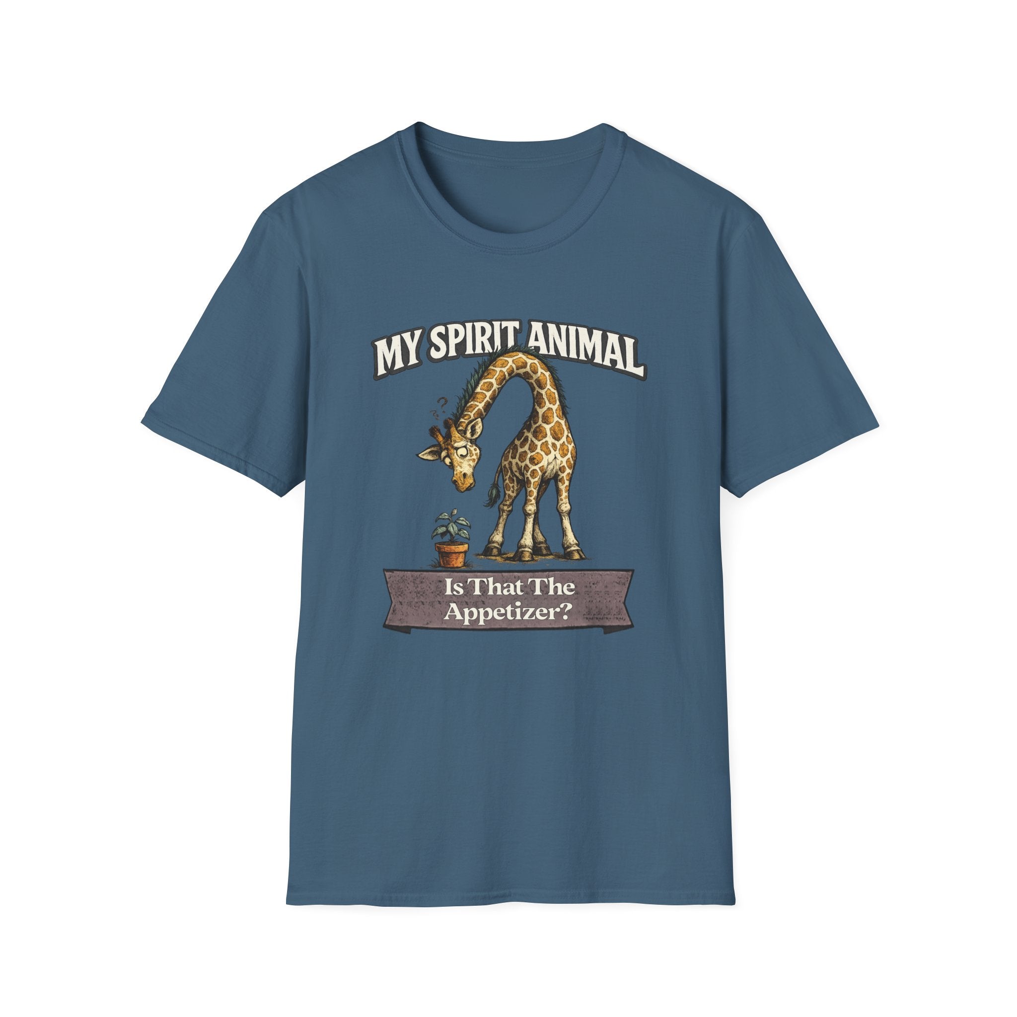 "My Spirit Animal: Giraffe (Is That The Appetizer)" T-Shirt