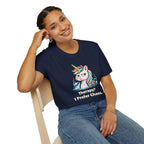 "Therapy? I Prefer Chaos." Unicorn T-Shirt