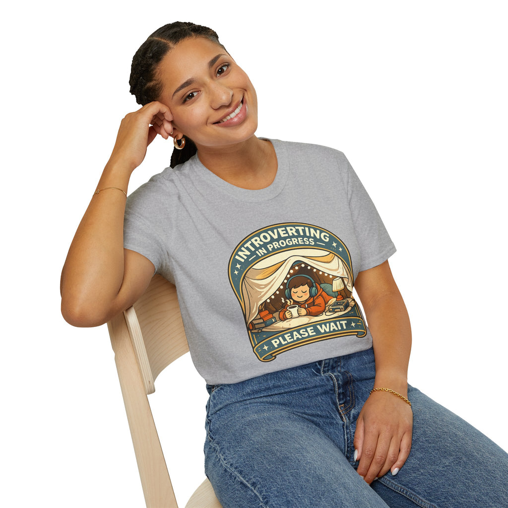 "Introverting In Progress, Please Wait" T-Shirt