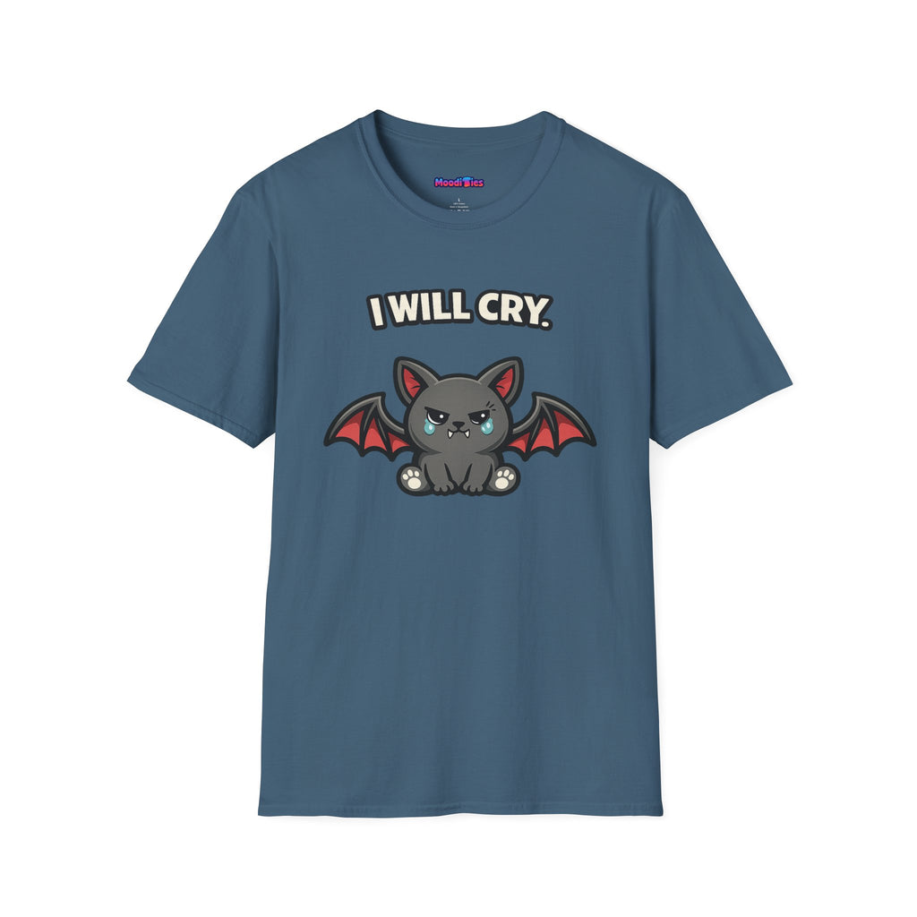 "I Will Cry" Kawaii Baby Bat T-Shirt