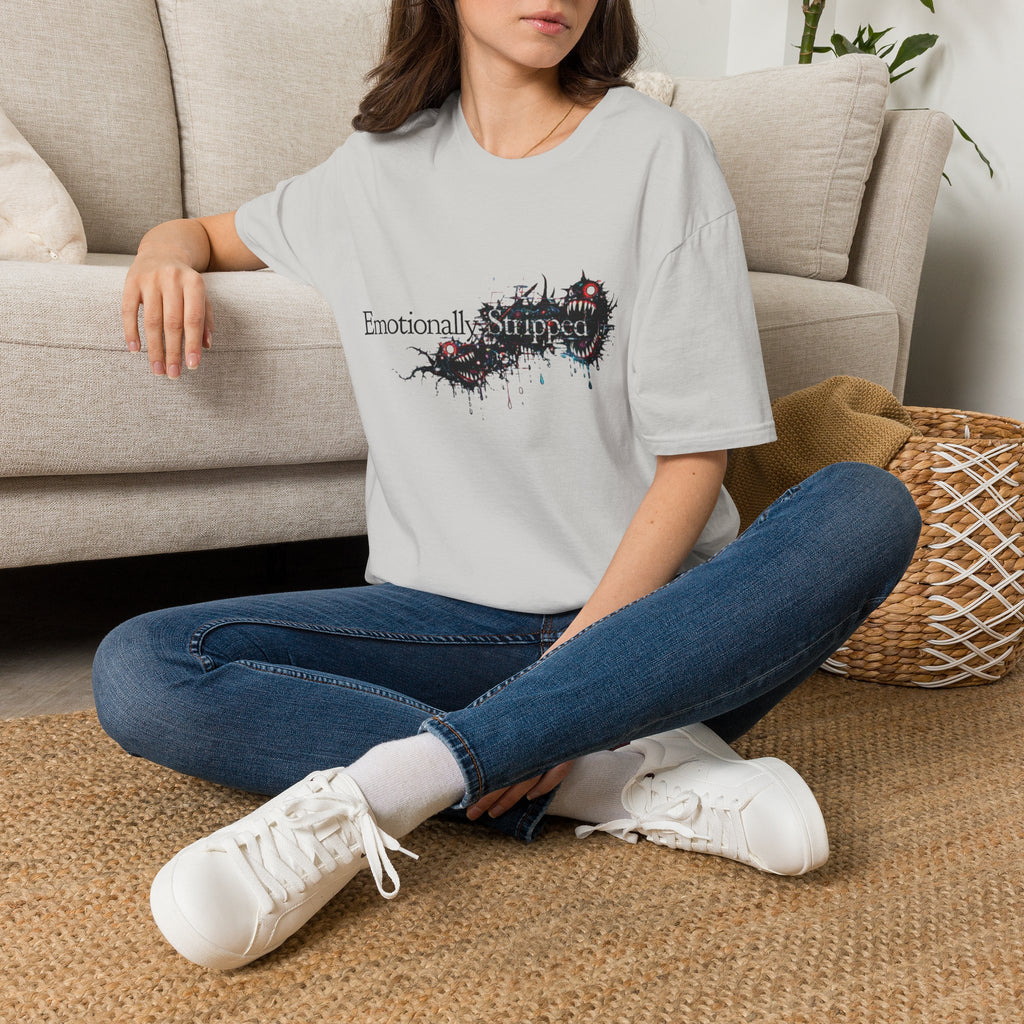 "Emotionally Stripped" Grunge Graphic T-Shirt