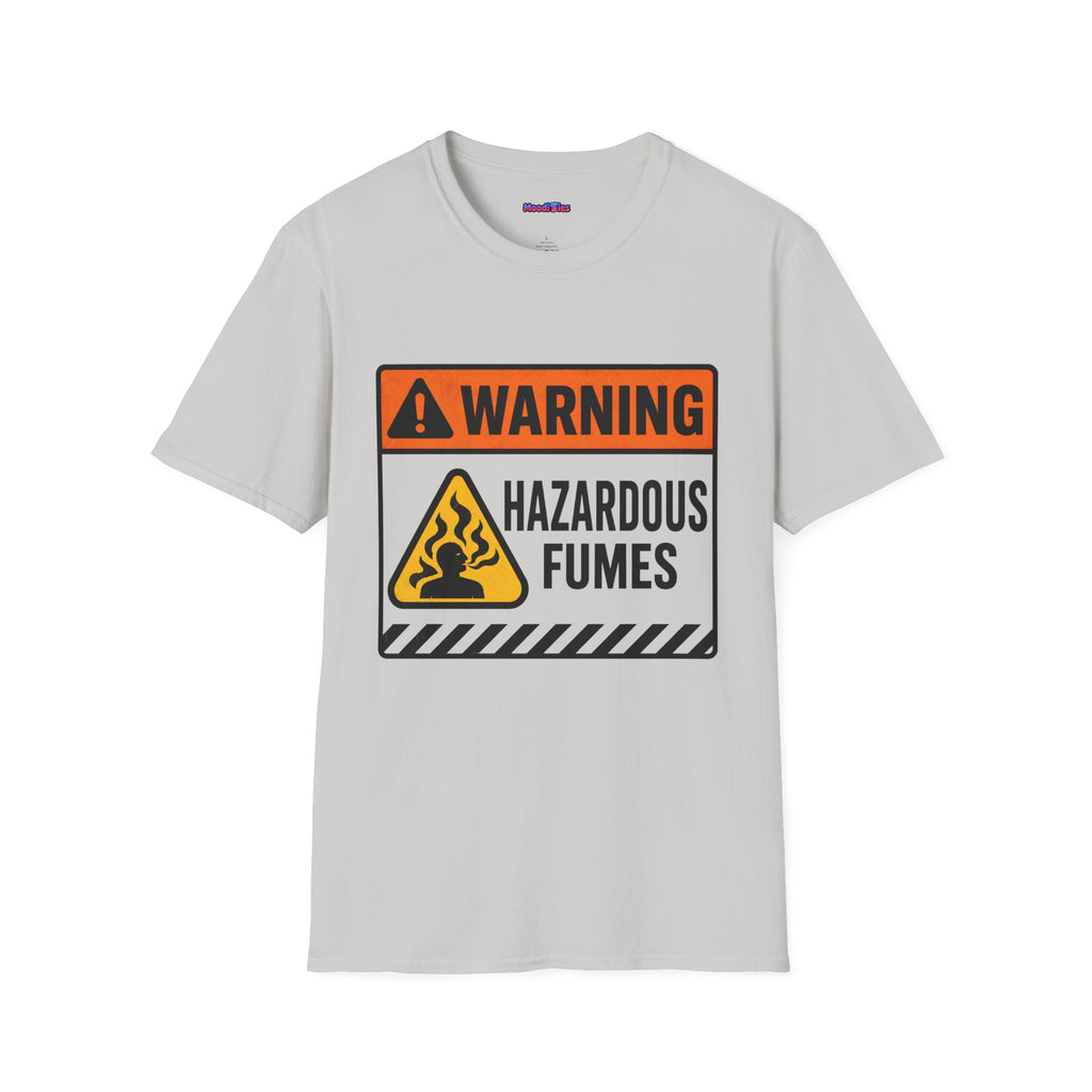 "Warning: Hazardous Fumes" Warning Sign T-Shirt