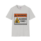 "Warning: Hazardous Fumes" Warning Sign T-Shirt