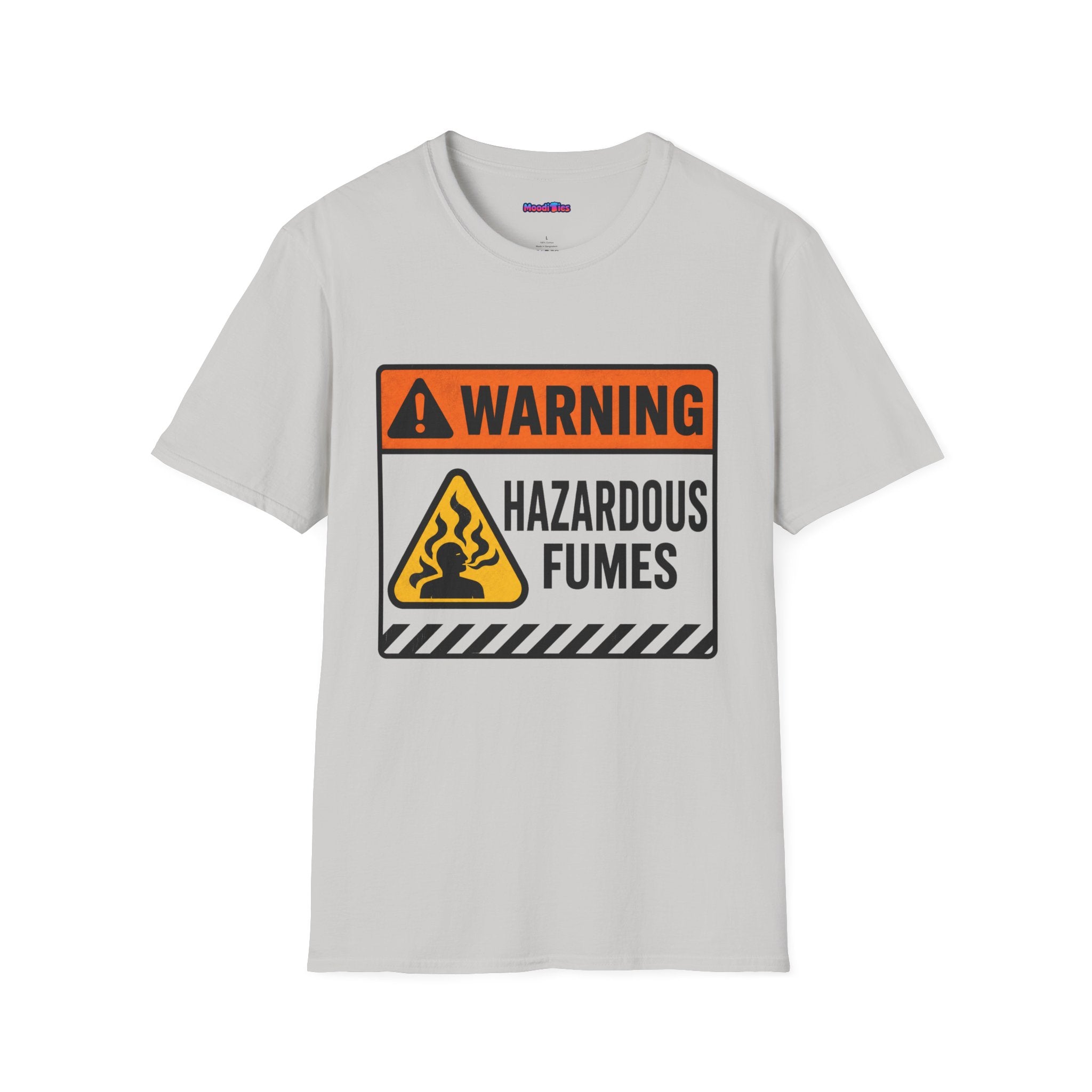 "Warning: Hazardous Fumes" Warning Sign T-Shirt