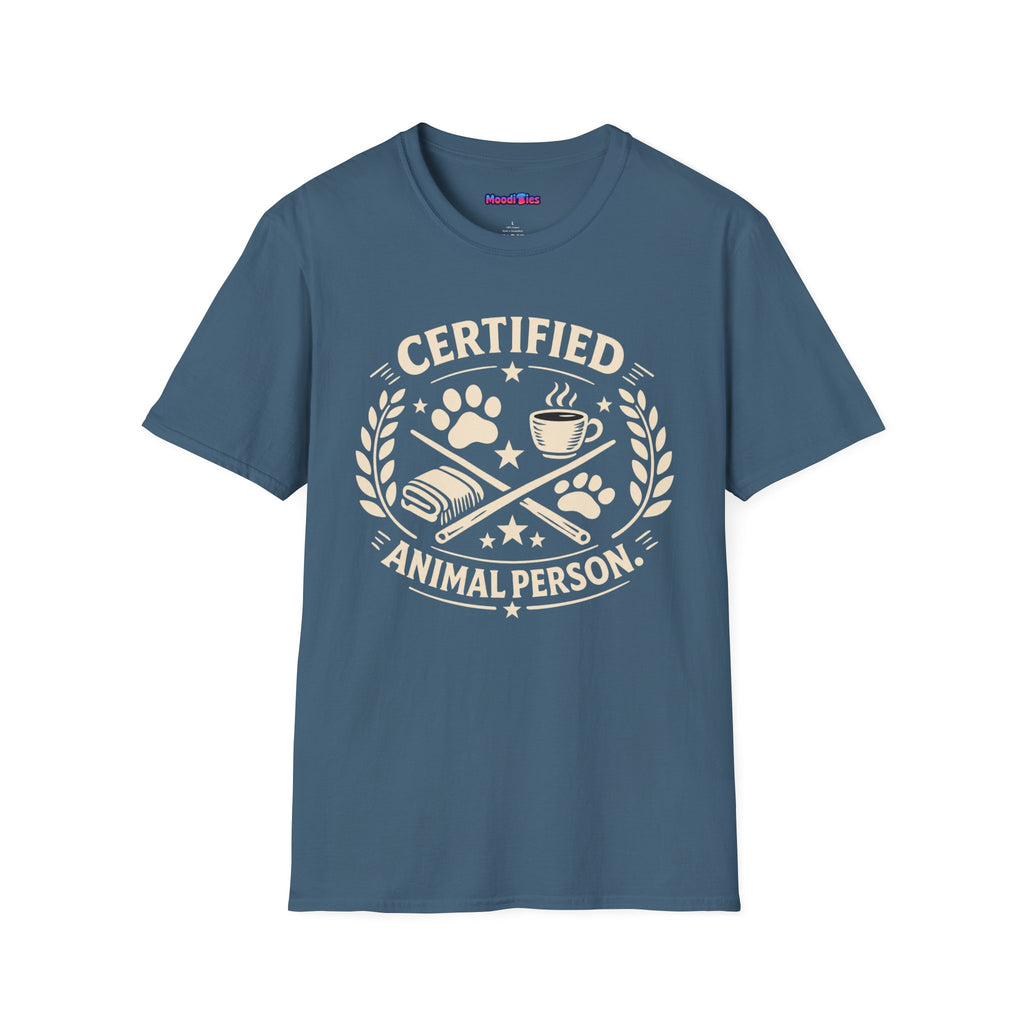 “Certified Animal Person” T-Shirt